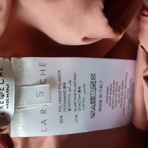 La Reveche made in Italy NWT sz small twist front bikini bottom copper - Picture 3 of 4